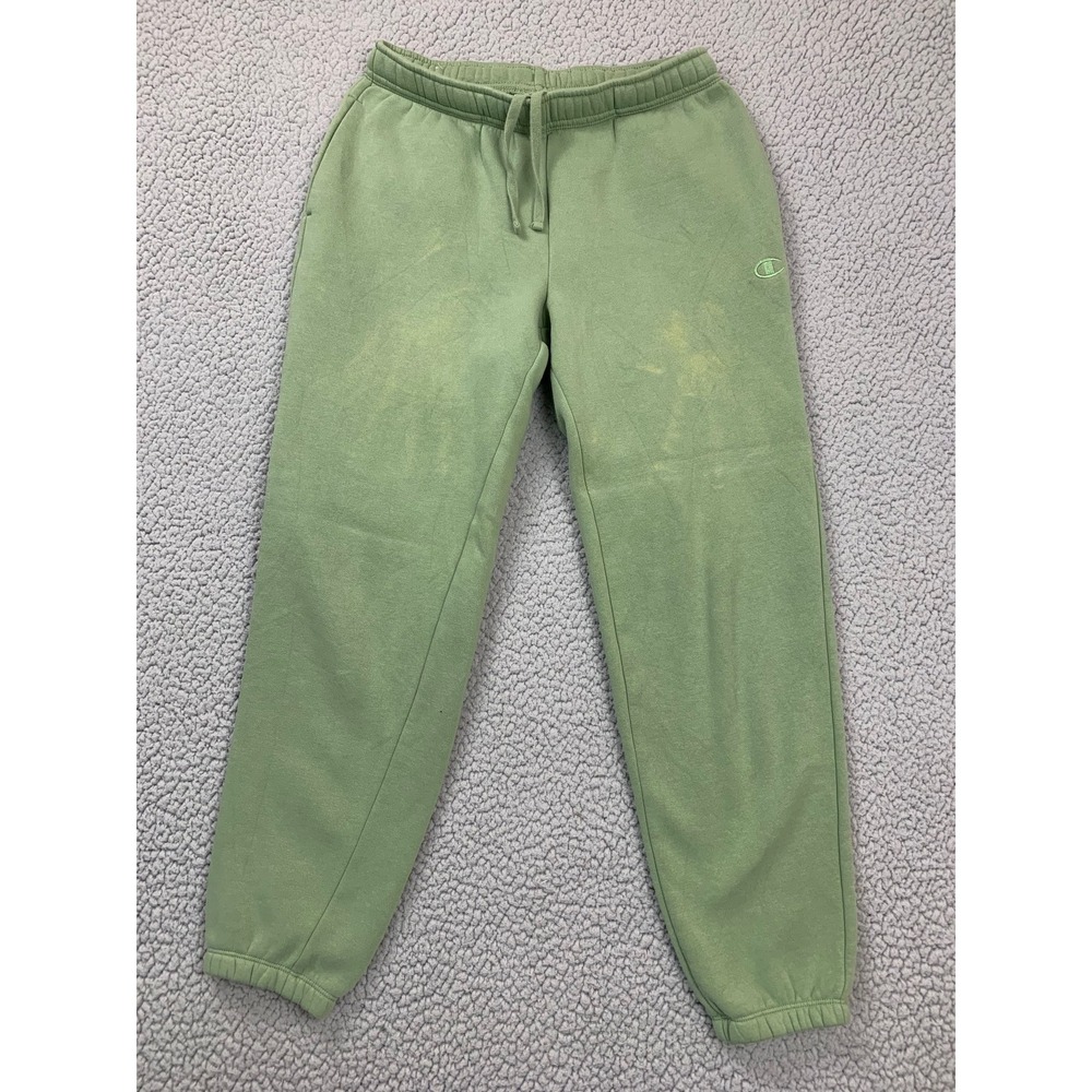 Champion Sweatpants Small Basil Green Fleece Lined Joggers SY301